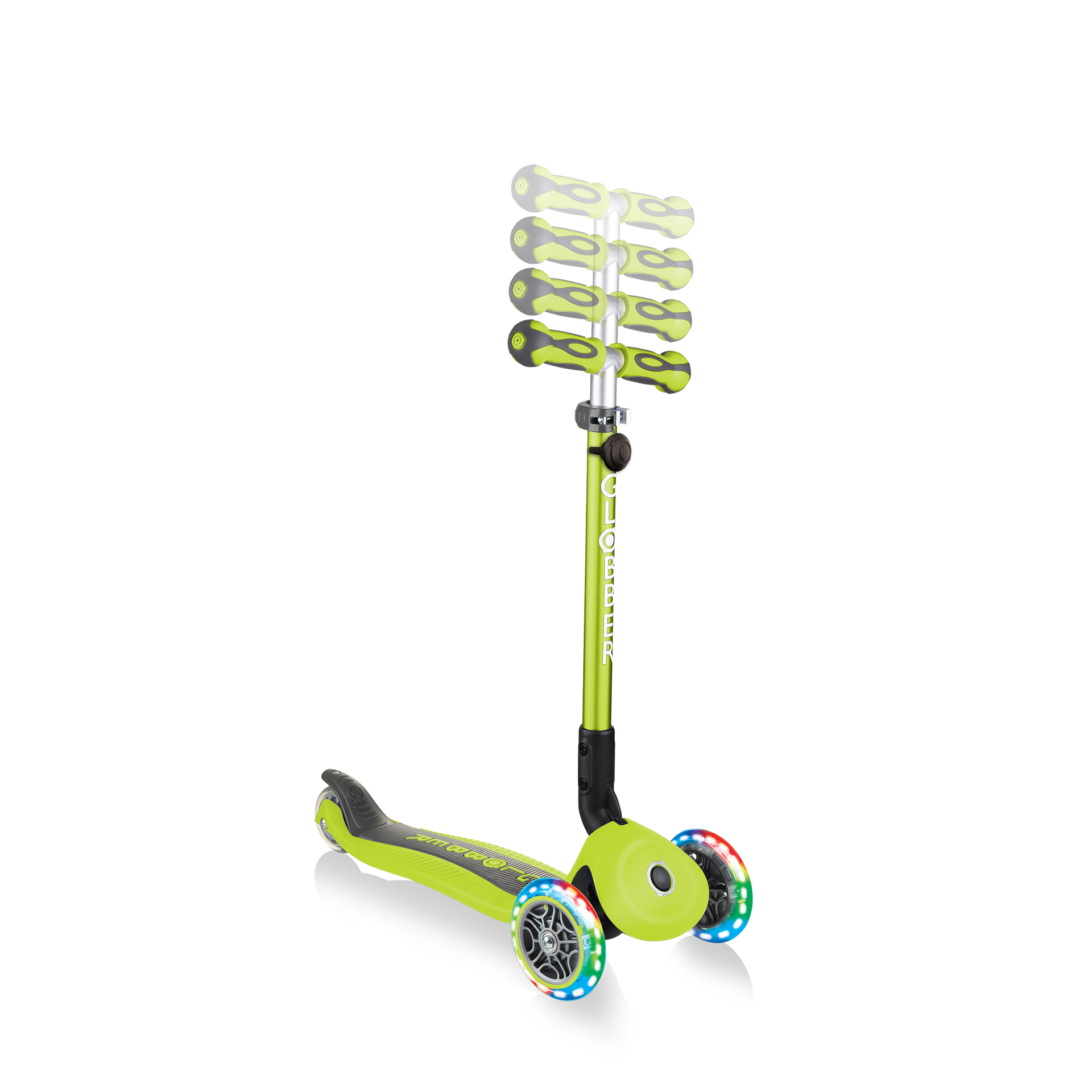 Sit-and-Ride Scooter: GO•UP DELUXE LIGHTS – Globber