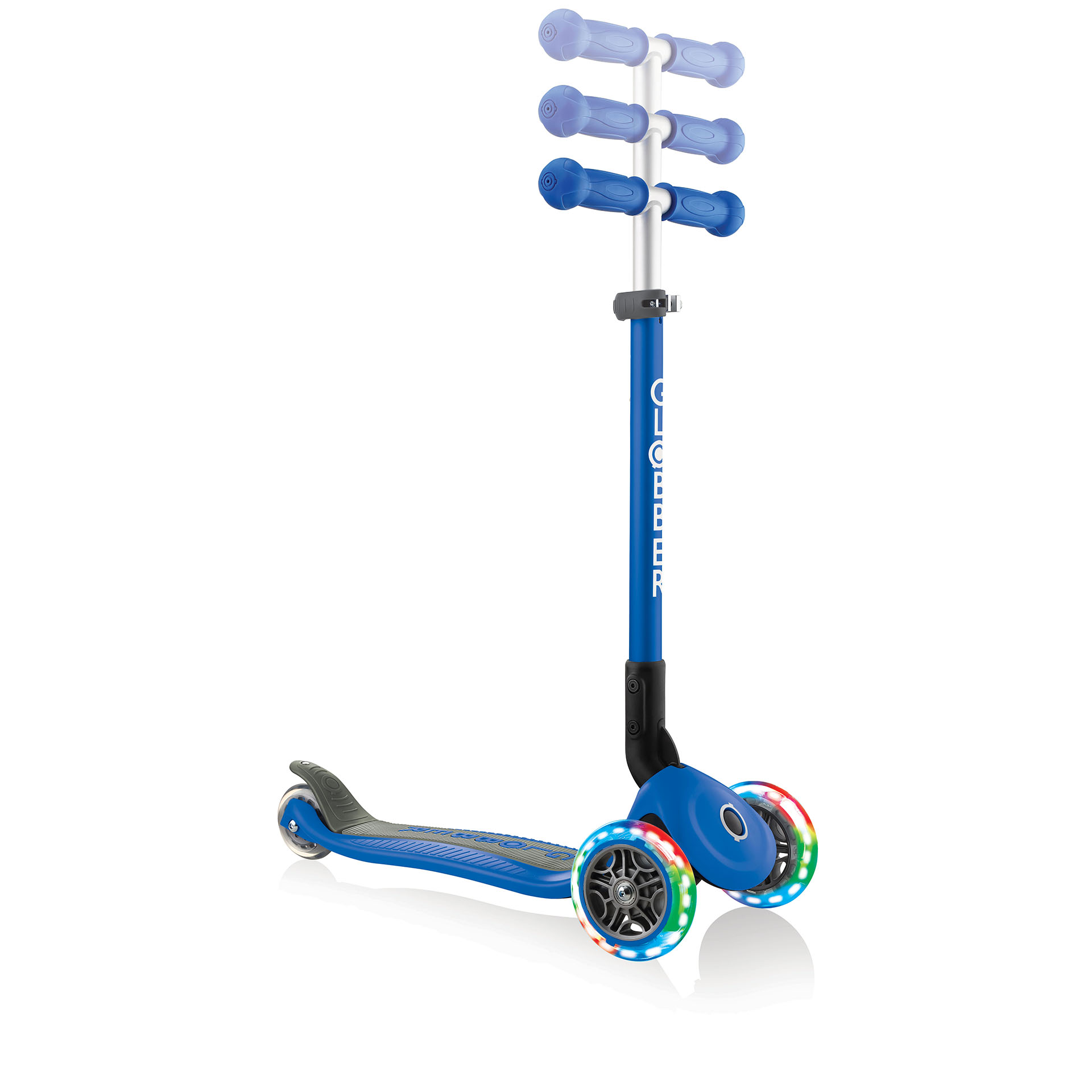 【値下げしました】GLOBBER PRIMO 折りたたみスケーター LIGHTS Foldable 3-wheel Scooter: PRIMO FOLDABLE LIGHTS – Globber