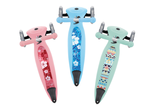 Patterned 3 Wheel Scooter