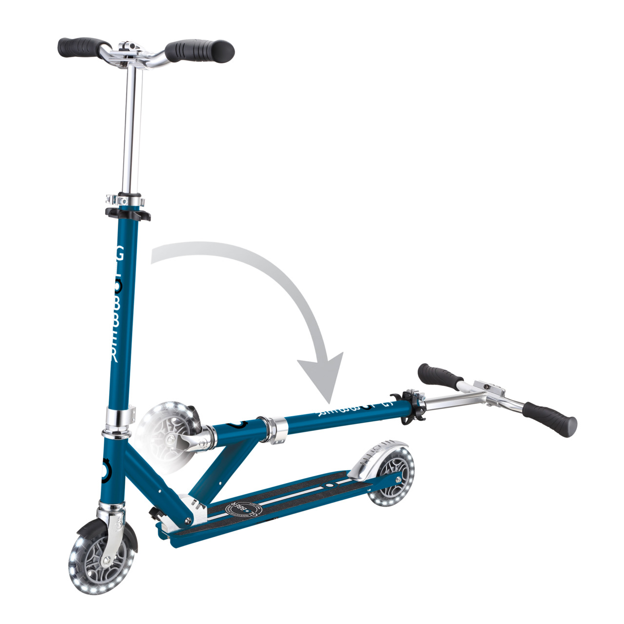 721 300 Folding Scooter With Led Lights