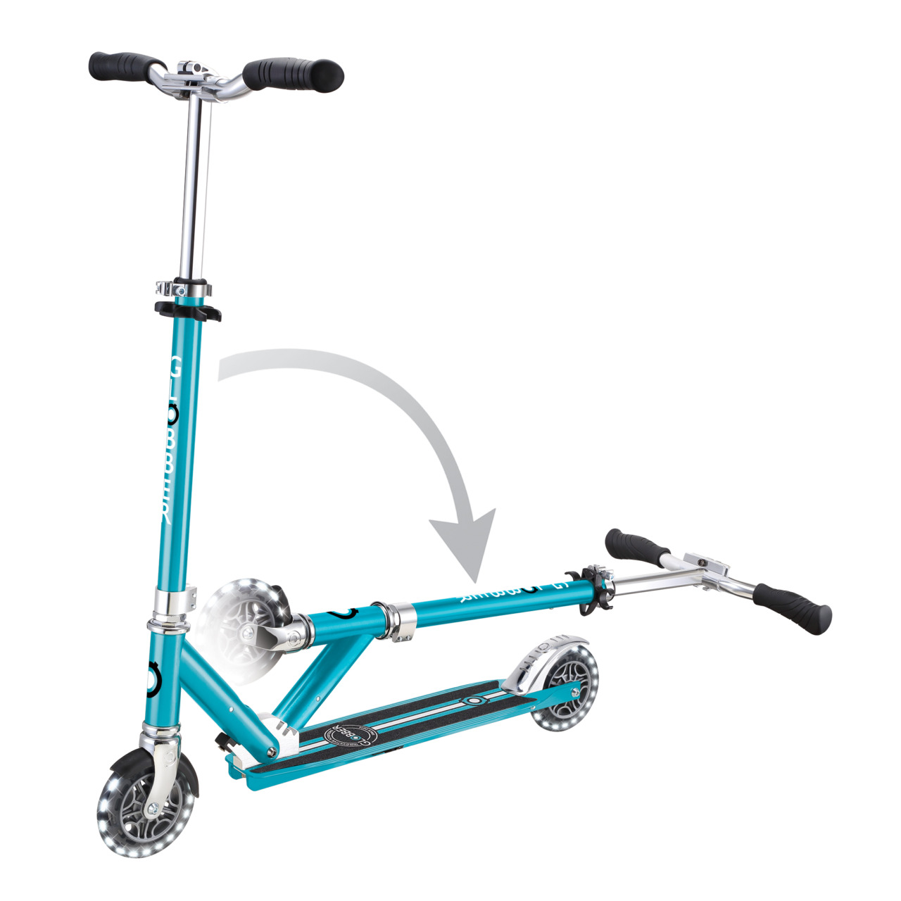 721 310 Folding Scooter With Led Lights