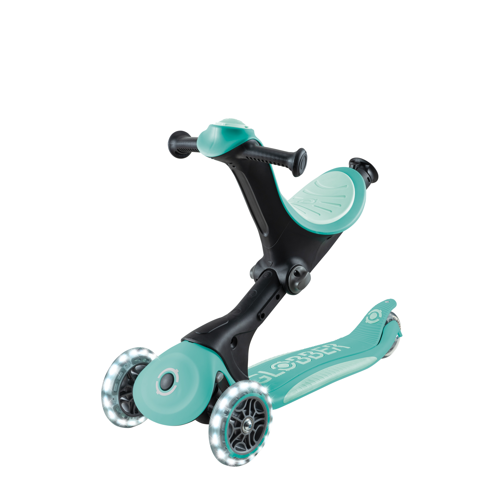 新品未使用　GLOBBER GO UP DELUXE Sit-and-Ride Scooter: GO•UP DELUXE LIGHTS – Globber
