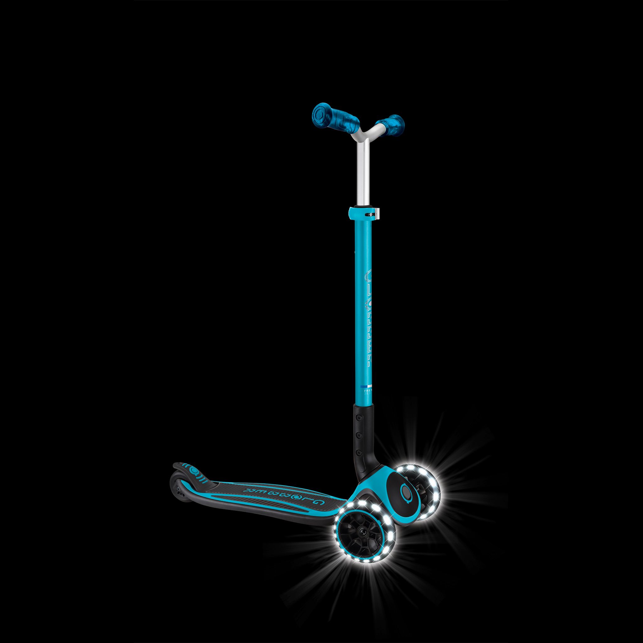Big 3-wheel foldable scooter for kids: ACE LIGHTS – Globber