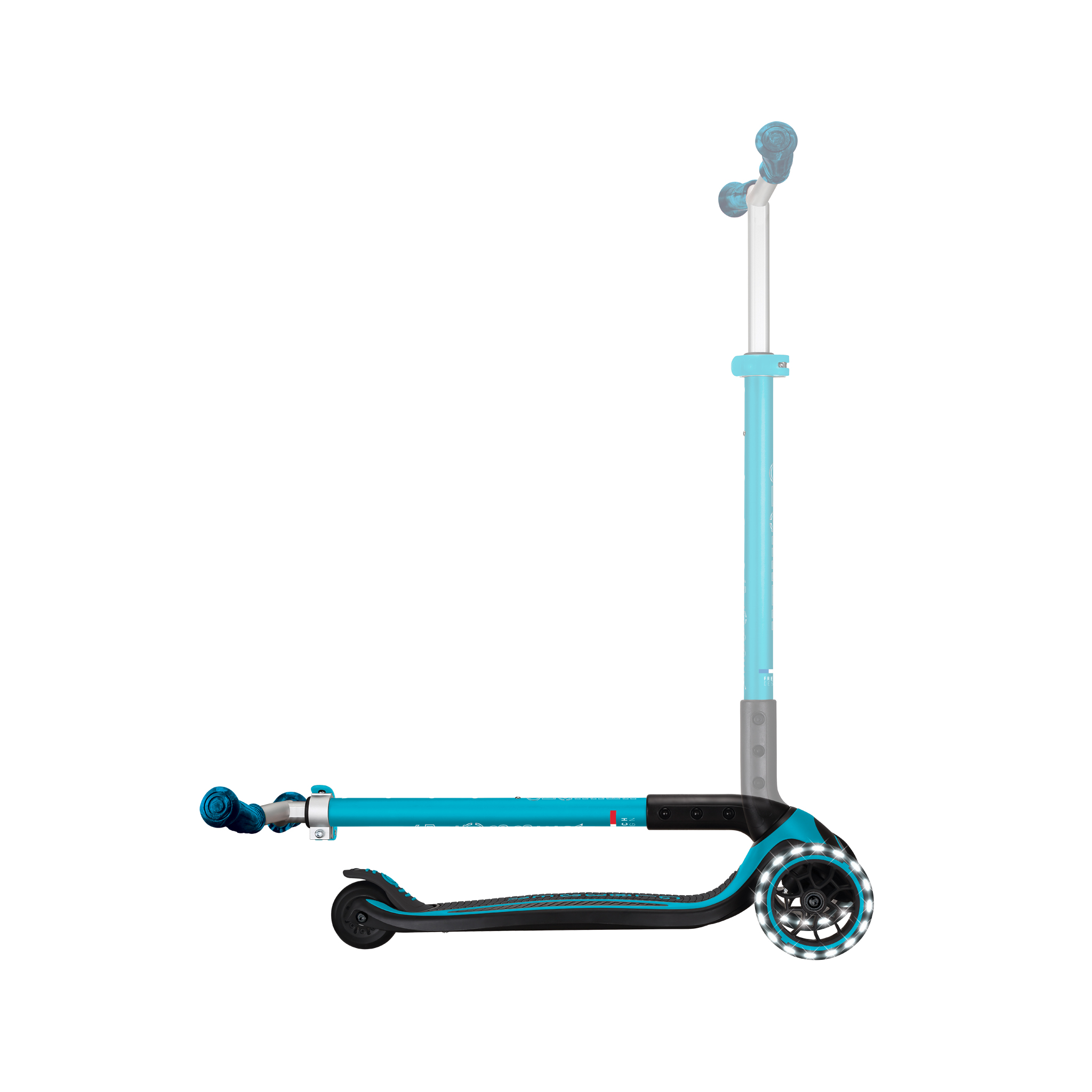 Big 3-wheel foldable scooter for kids: ACE LIGHTS – Globber