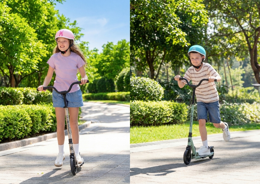 874 Xxx L Durable Foldable Big Wheel Scooter