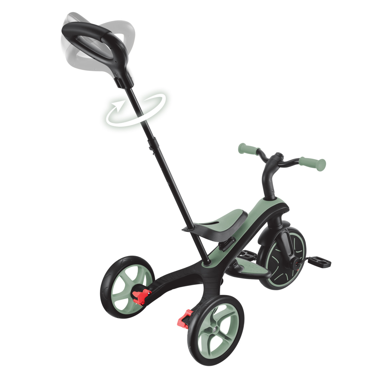 13 634 809 2 Globber Explorer Trike With Easy Parent Handle Steering