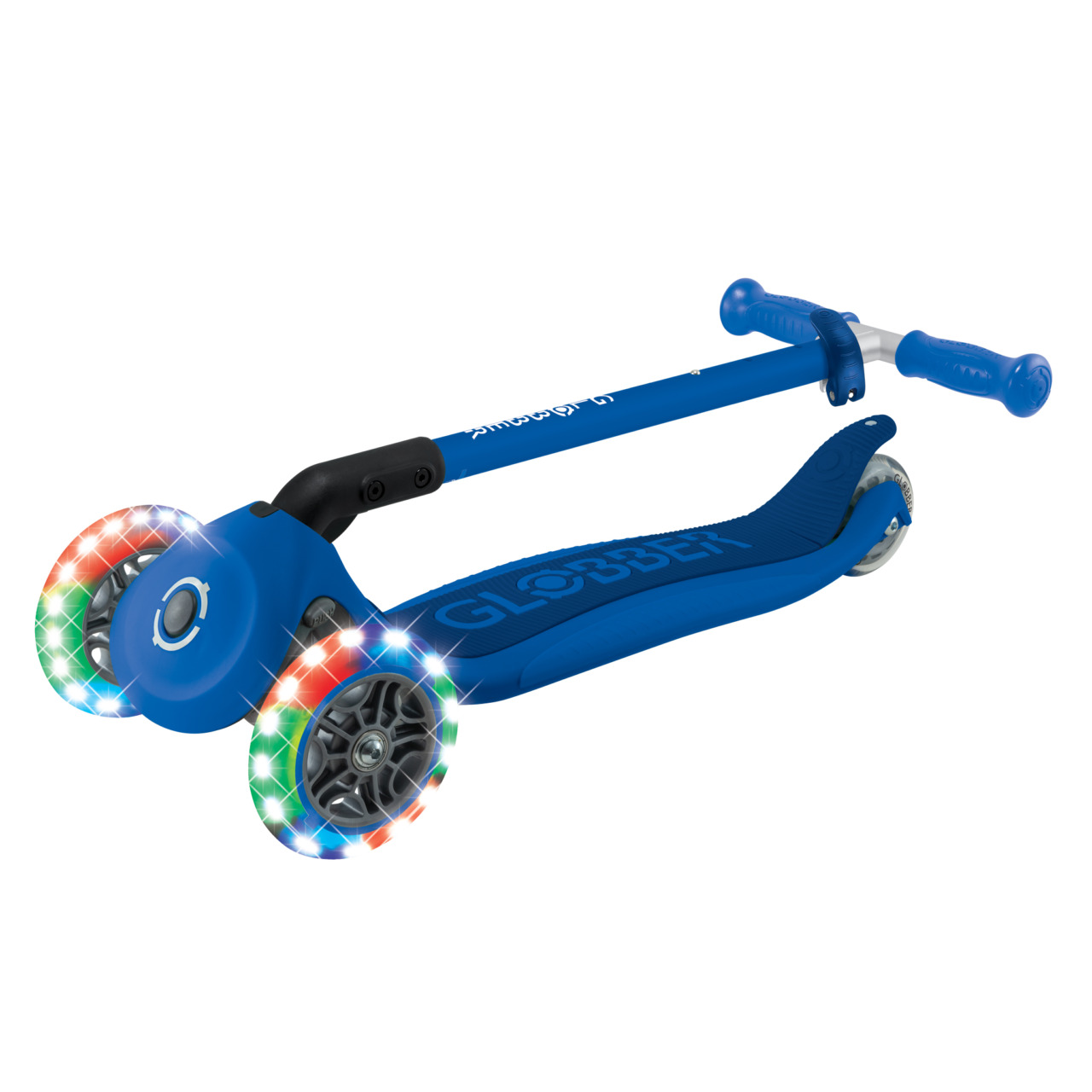 07 432 600 4 Globber Primo Foldable Lights Kids Scooter For Ages 3 And Up