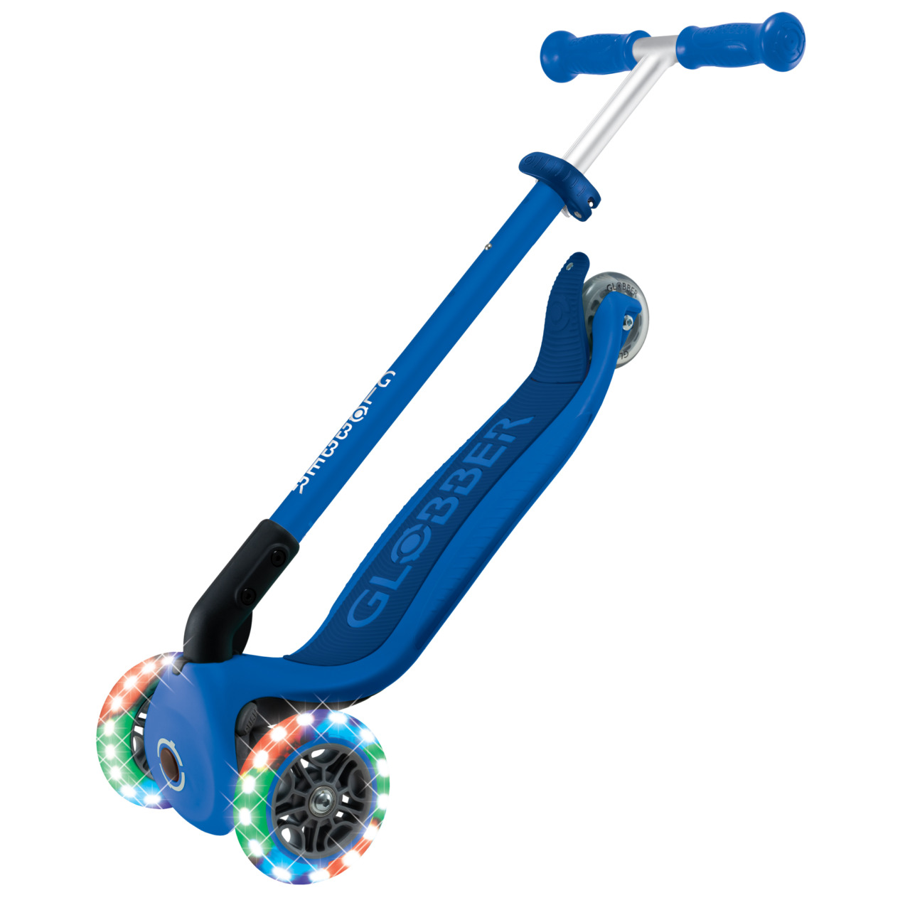 08 432 600 4 Globber Primo Foldabable Lights Folding Kids Scooter