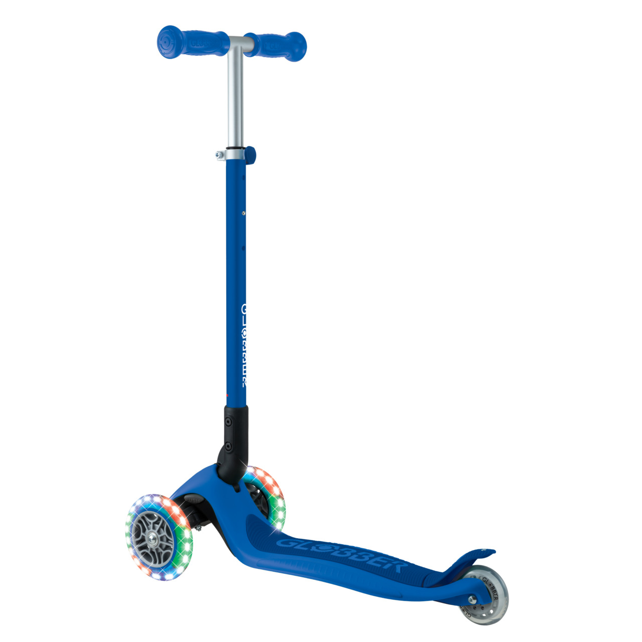 11 432 600 4 Globber Primo Foldable Lights Children 3 Wheel Scooter Safe Ride