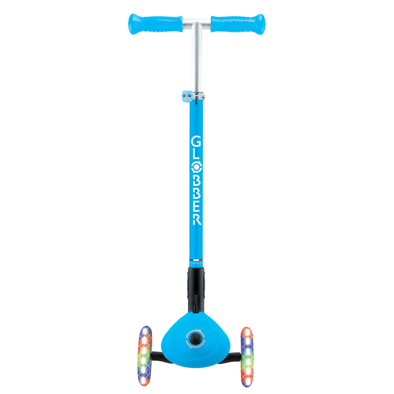 04 432 601 4 Globber Primo Foldable Lights 3 Wheel Scooter
