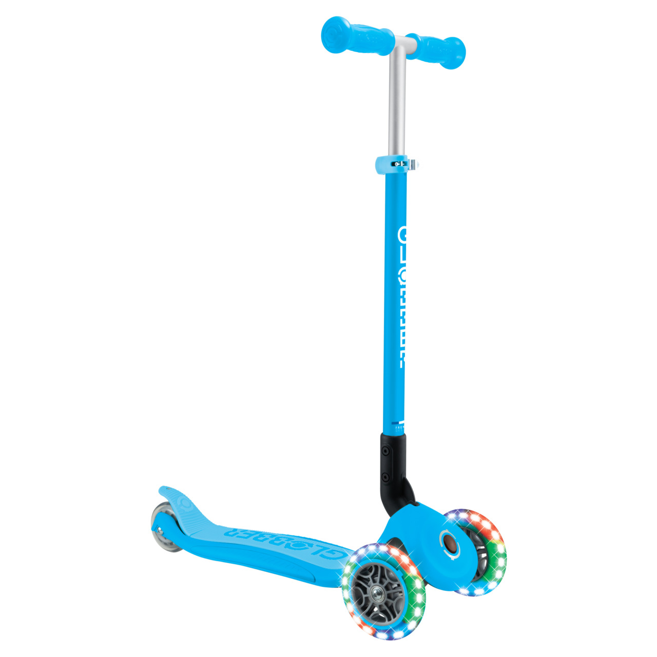 06 432 601 4 Globber Primo Foldable Lights Kids Scooter With Led Wheels