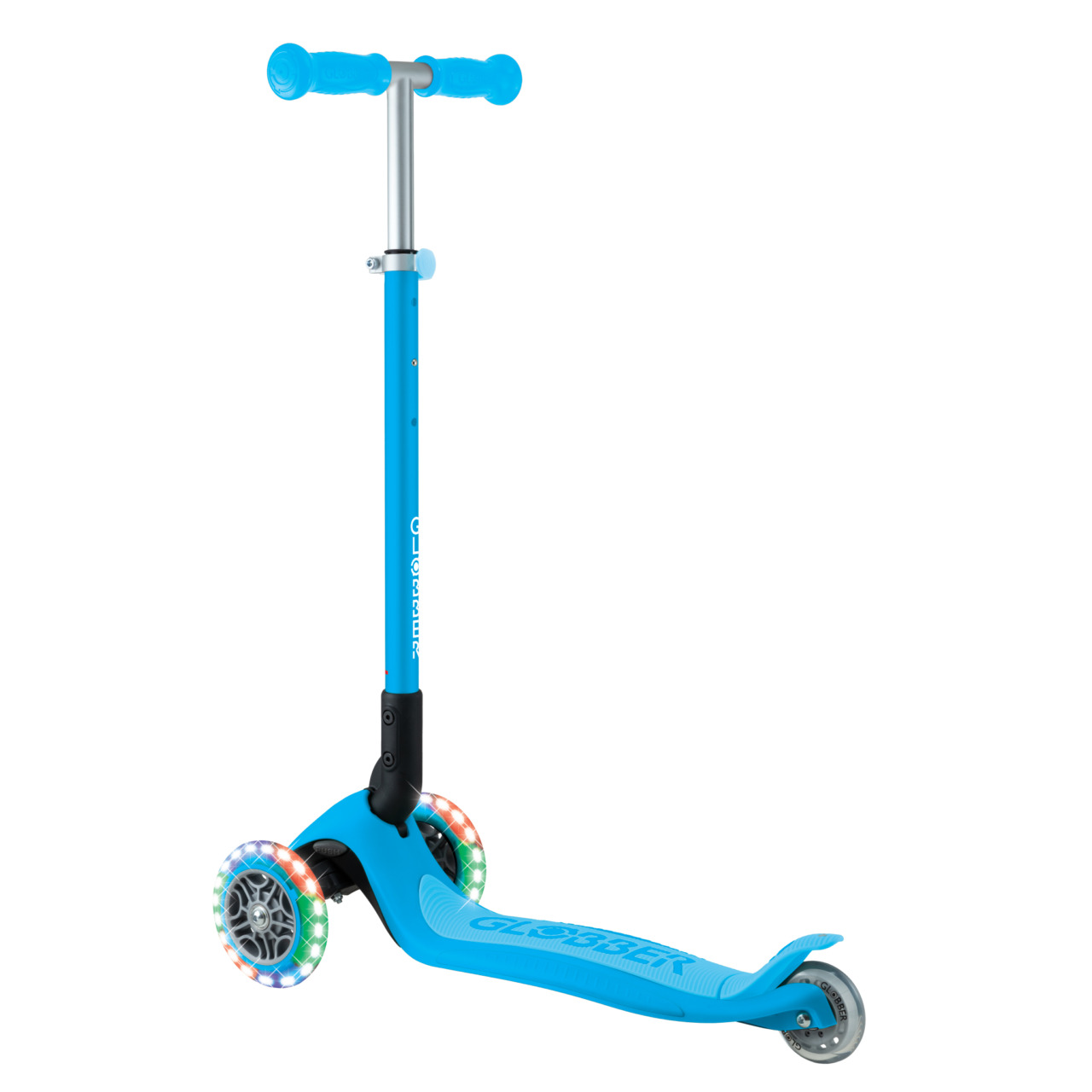 11 432 601 4 Globber Primo Foldable Lights Children 3 Wheel Scooter Safe Ride