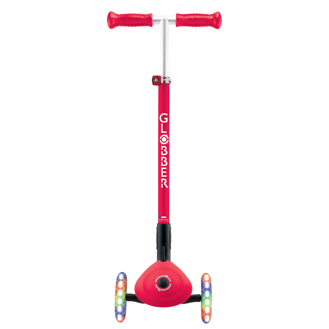 04 432 602 4 Globber Primo Foldable Lights 3 Wheel Scooter