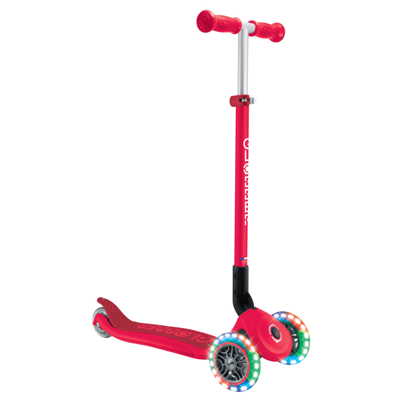 06 432 602 4 Globber Primo Foldable Lights Kids Scooter With Led Wheels