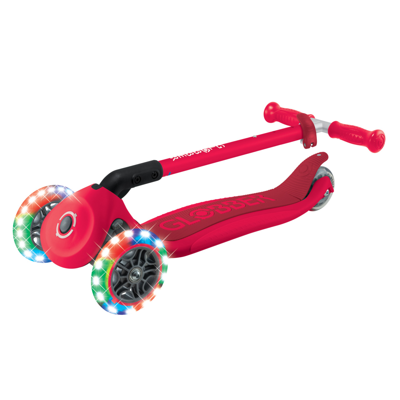 07 432 602 4 Globber Primo Foldable Lights Kids Scooter For Ages 3 And Up