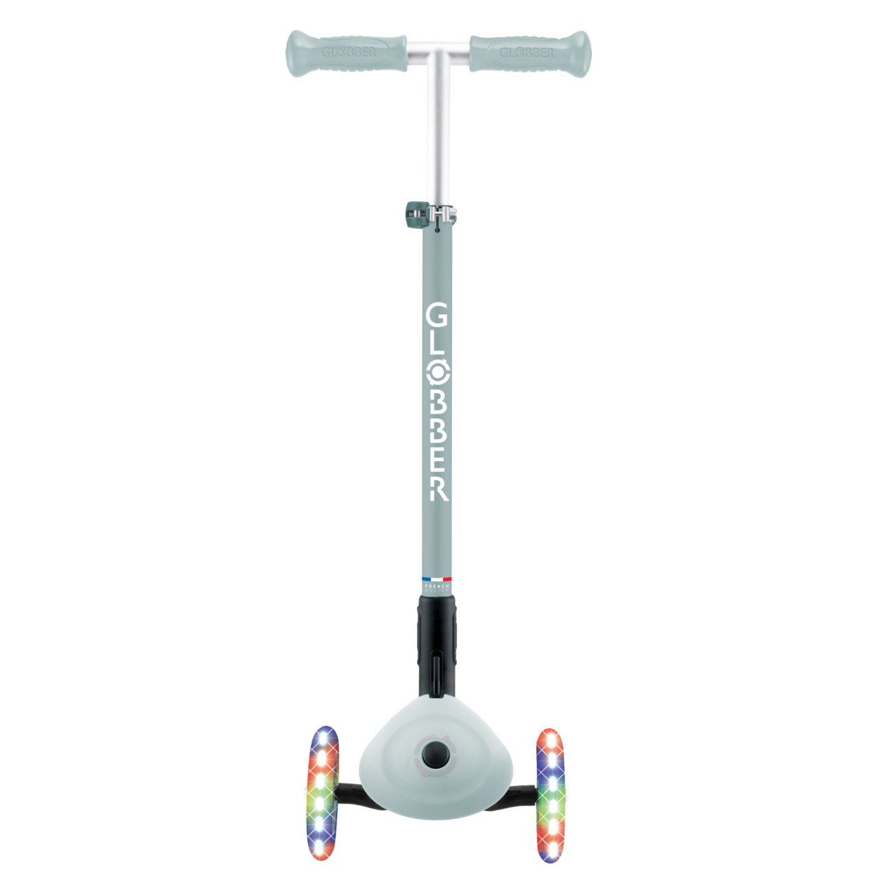 04 432 609 4 Globber Primo Foldable Lights 3 Wheel Scooter
