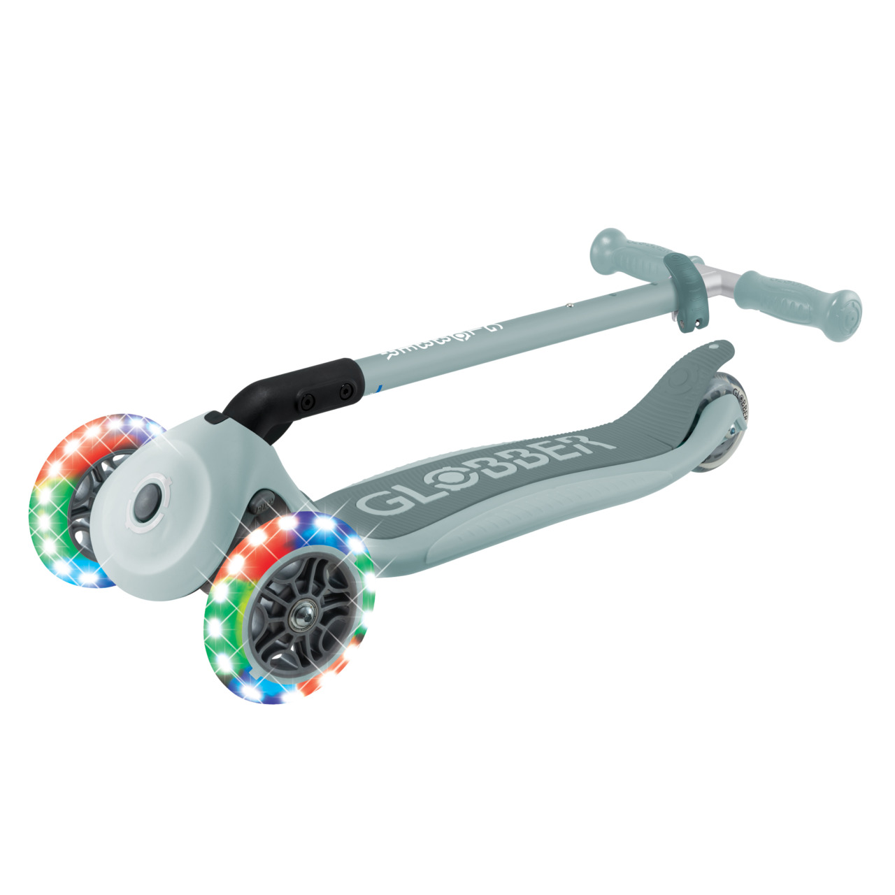 07 432 609 4 Globber Primo Foldable Lights Kids Scooter For Ages 3 And Up