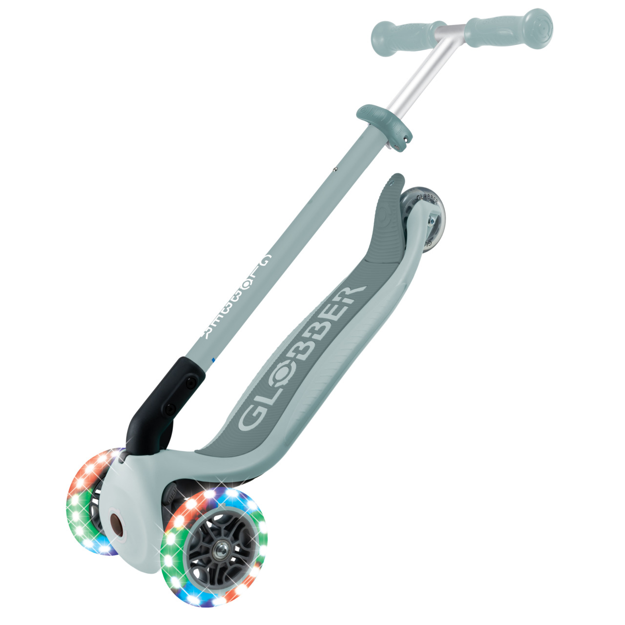 08 432 609 4 Globber Primo Foldabable Lights Folding Kids Scooter