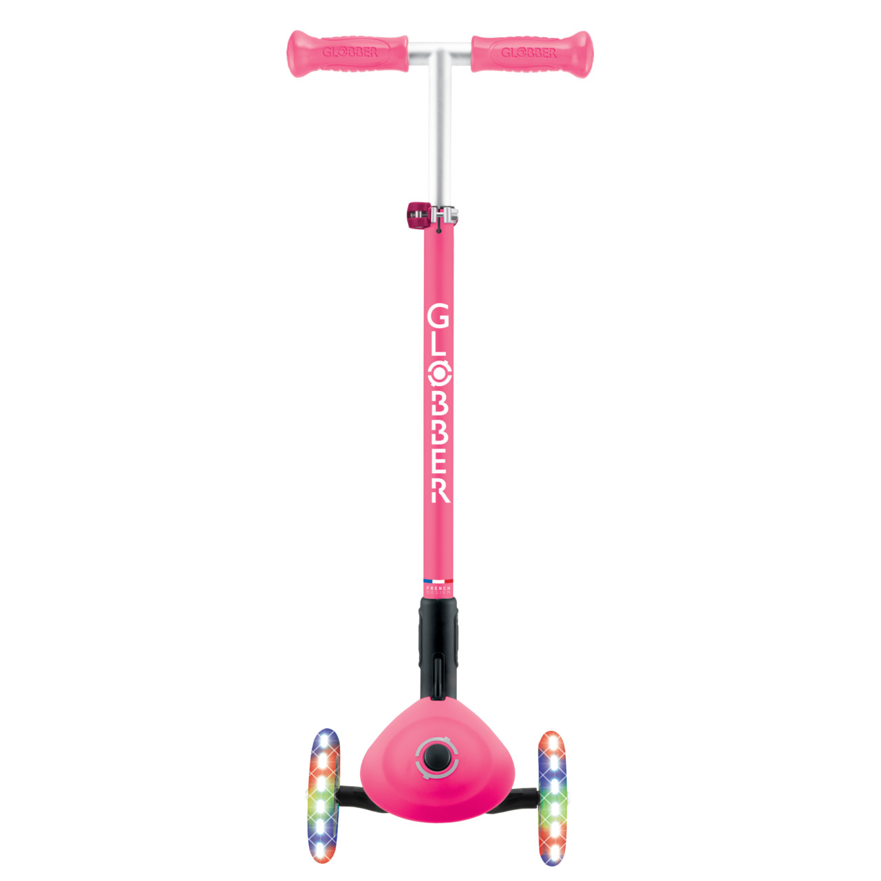 04 432 610 4 Globber Primo Foldable Lights 3 Wheel Scooter