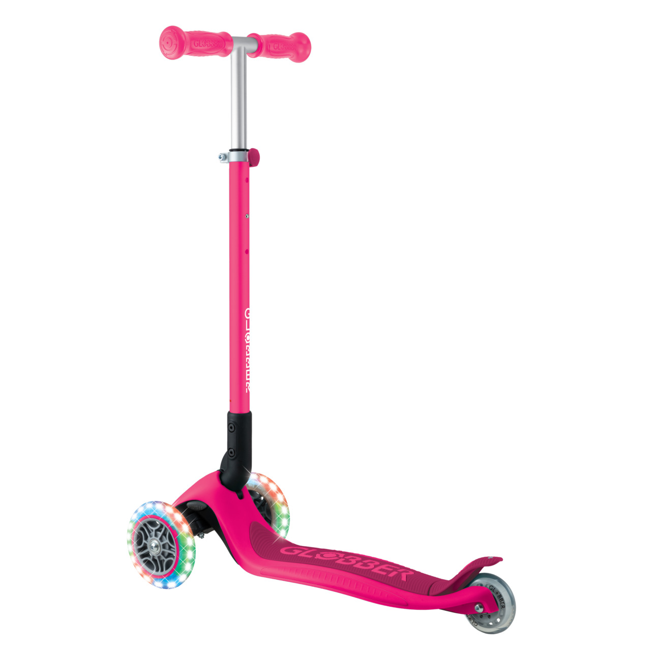 11 432 610 4 Globber Primo Foldable Lights Children 3 Wheel Scooter Safe Ride