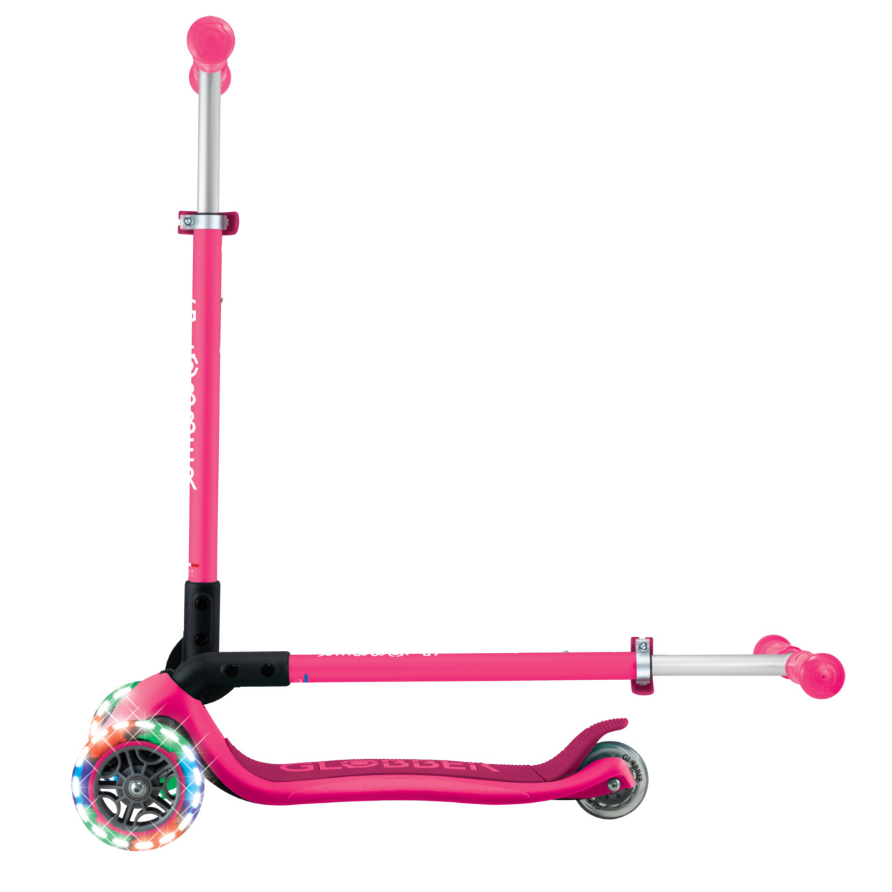 13 432 610 4 Globber Primo Foldable Lights 3 Wheel Scooter Foldable Design