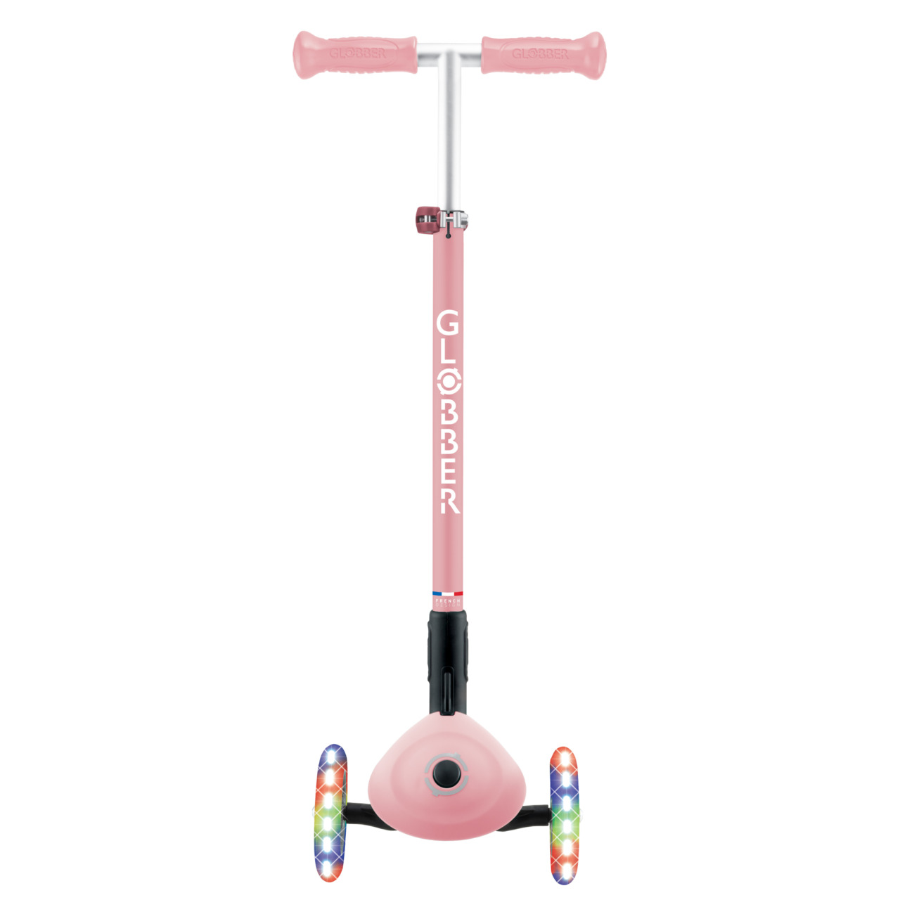 04 432 611 4 Globber Primo Foldable Lights 3 Wheel Scooter