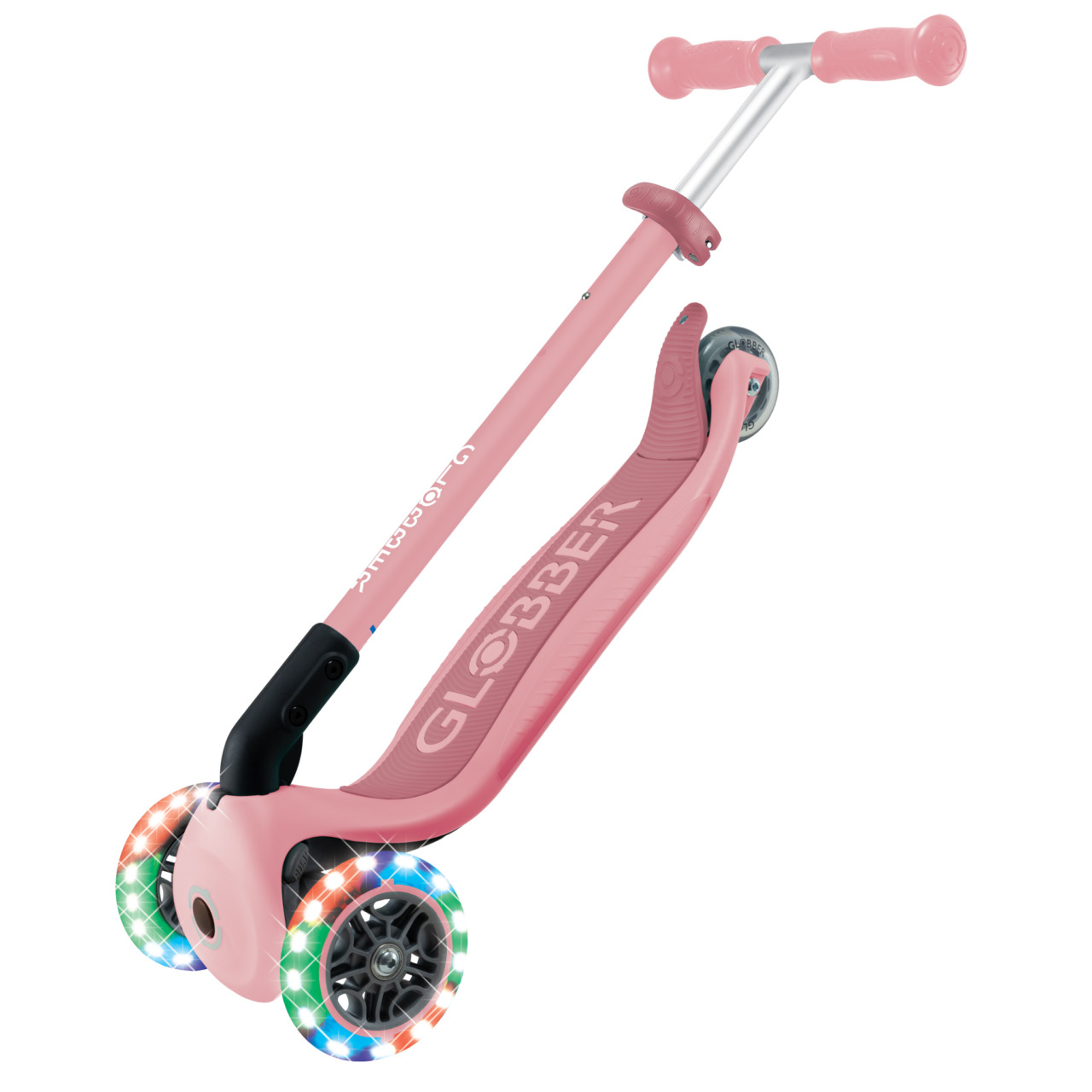 08 432 611 4 Globber Primo Foldabable Lights Folding Kids Scooter