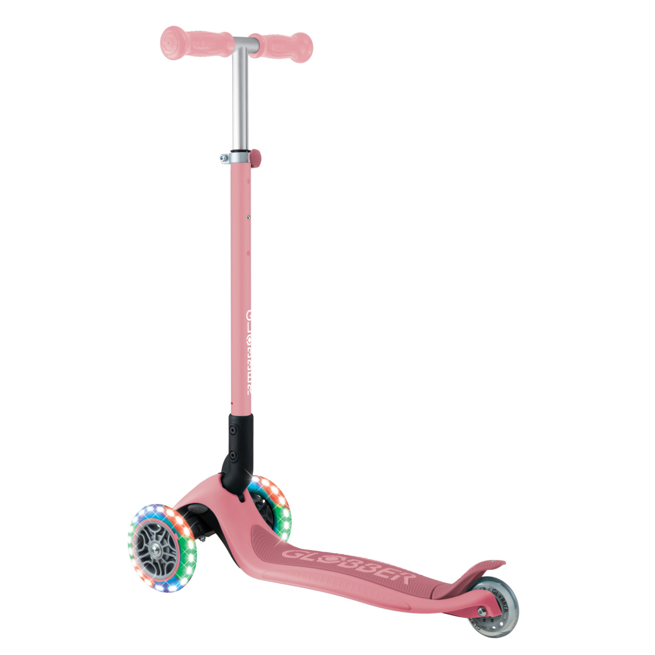 11 432 611 4 Globber Primo Foldable Lights Children 3 Wheel Scooter Safe Ride