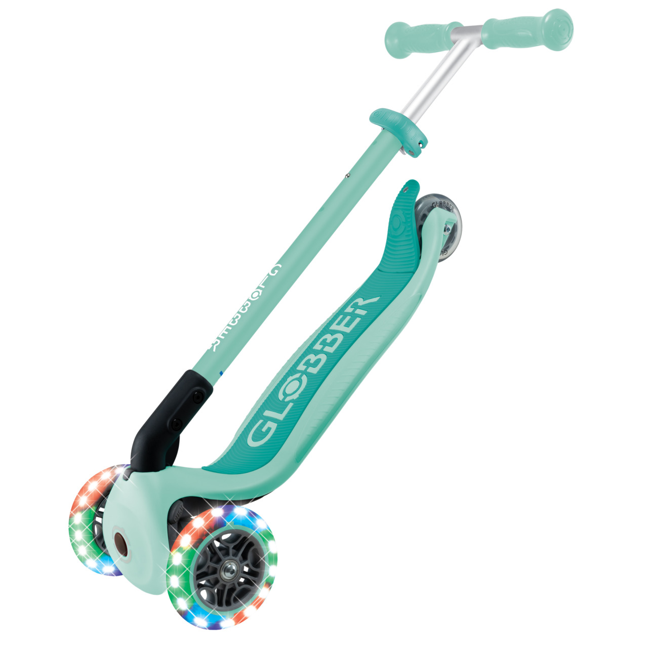 08 432 706 4 Globber Primo Foldabable Lights Folding Kids Scooter