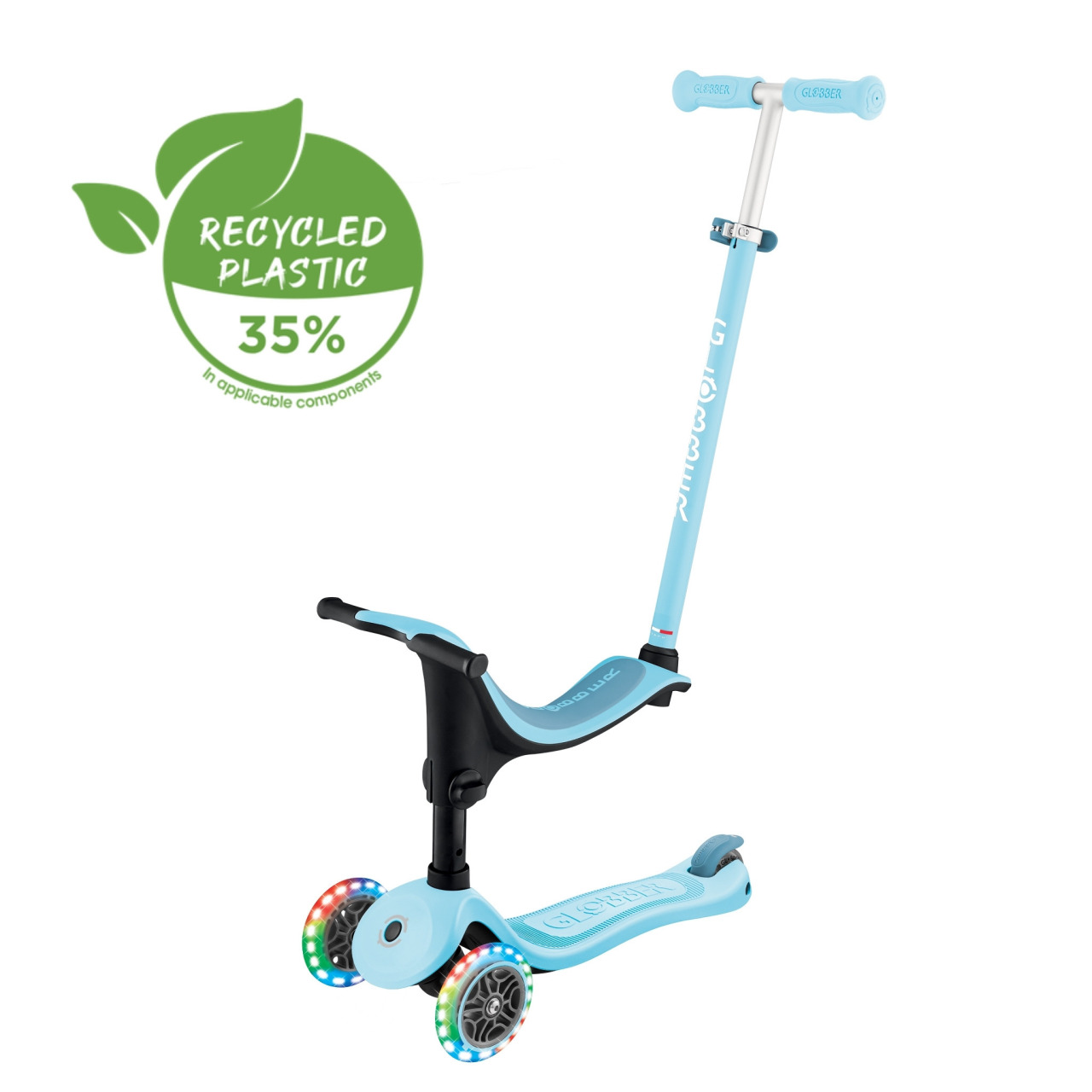 01 842 200 3 In 1 Light Up Scooter For Toddlers