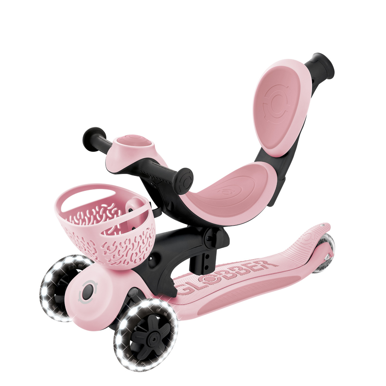 Ride-On 360 Scooter: GO•UP BABY LIGHTS 360° – Globber