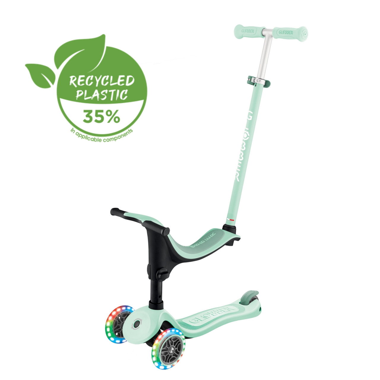 01 842 206 3 In 1 Light Up Scooter For Toddlers