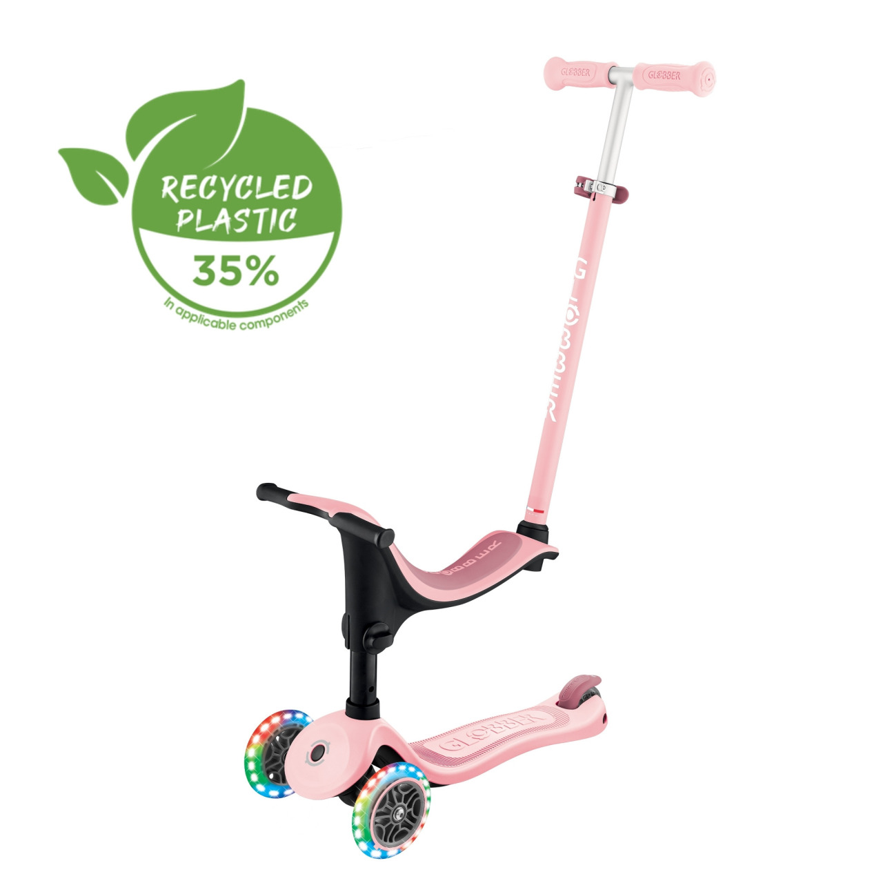 01 842 210 3 In 1 Light Up Scooter For Toddlers