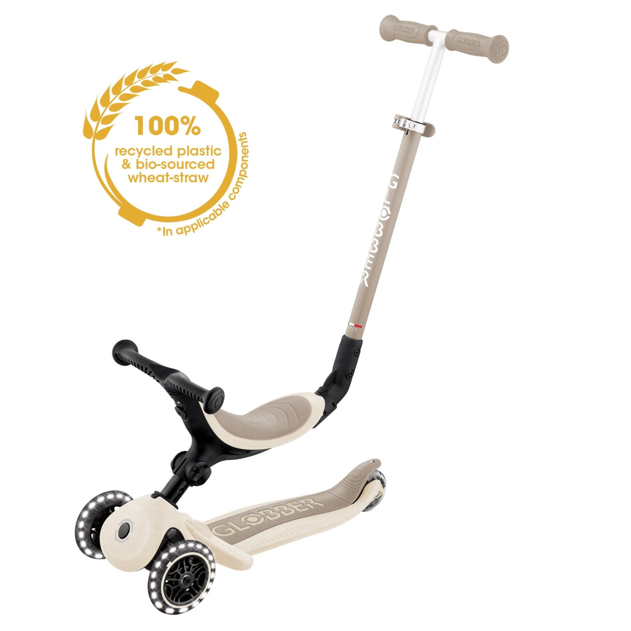 01 846 566 Light Up 3 In 1 Eco Scooter