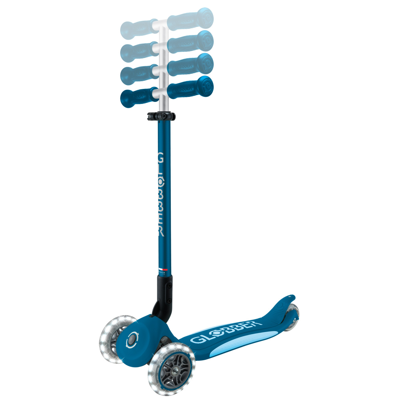 02 439 601 3 Adjustable 3 Wheel Scooter With Lights
