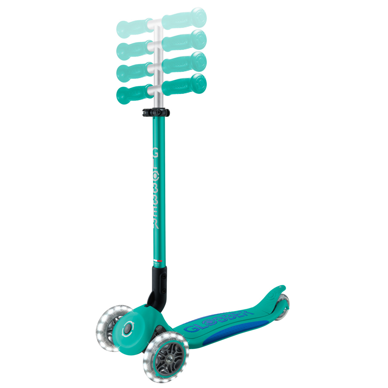 02 439 607 3 Adjustable 3 Wheel Scooter With Lights