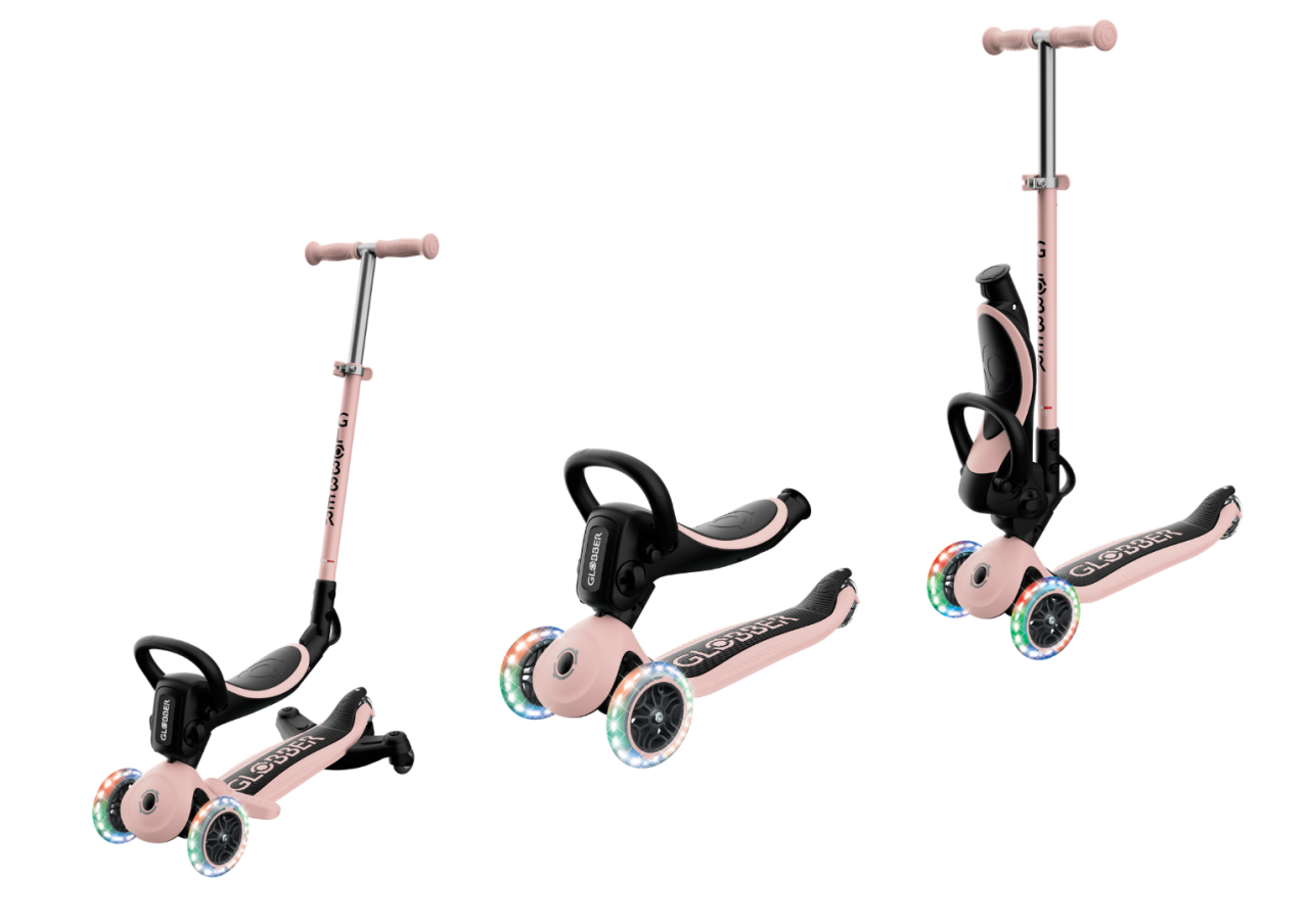 01 942 3 In 1 Scooter With 360 Parent Steering