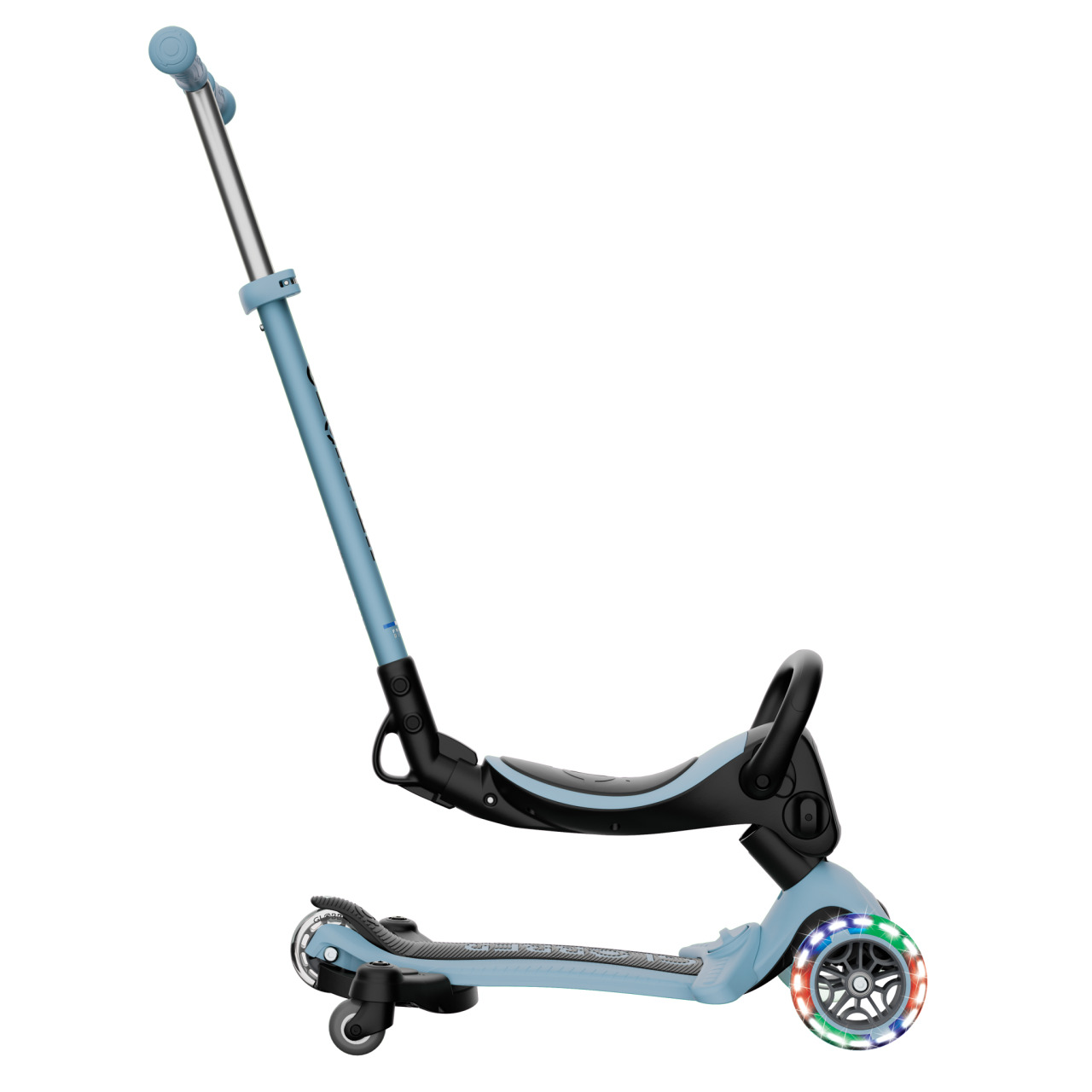 08 942 200 Light Up Scooter With Seat And Parent Steering