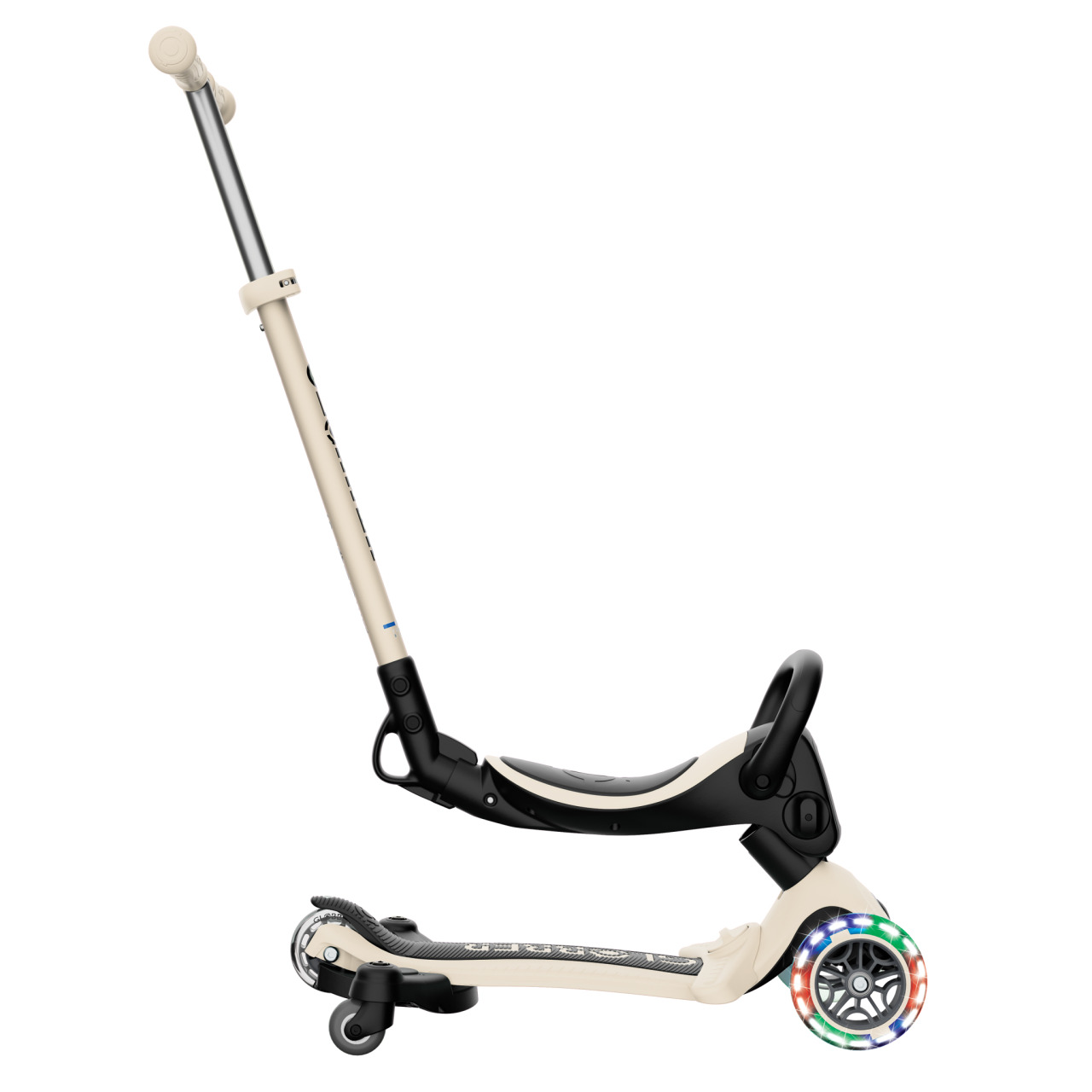 08 942 466 Light Up Scooter With Seat And Parent Steering