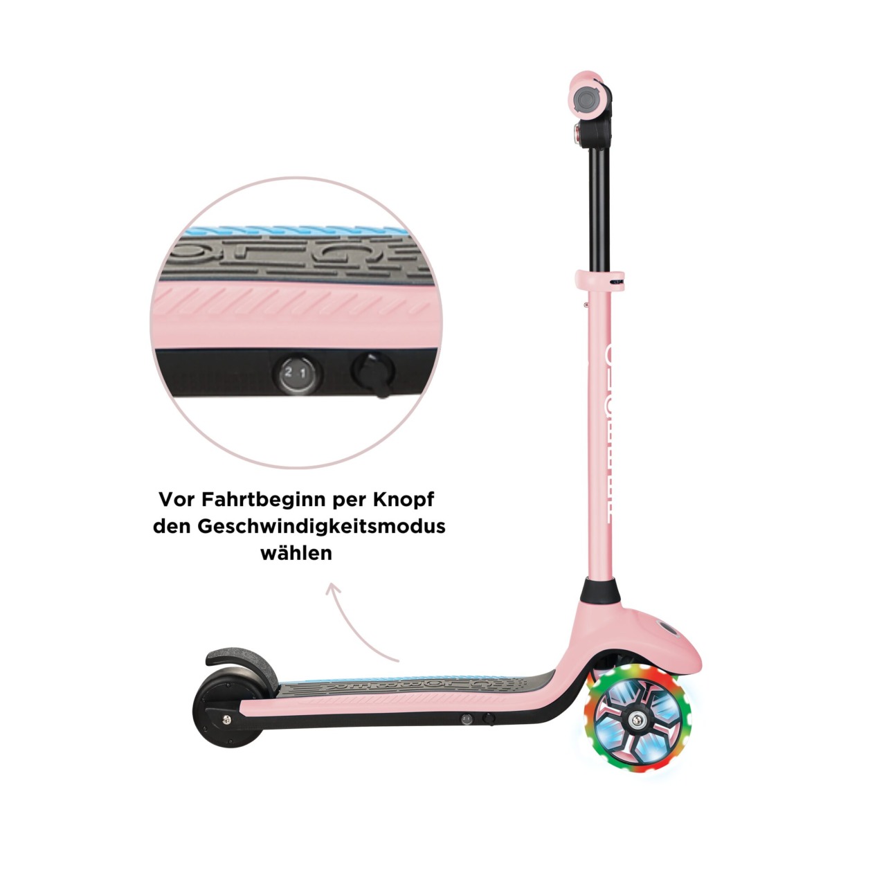 E Motion Pastellrosa Modus