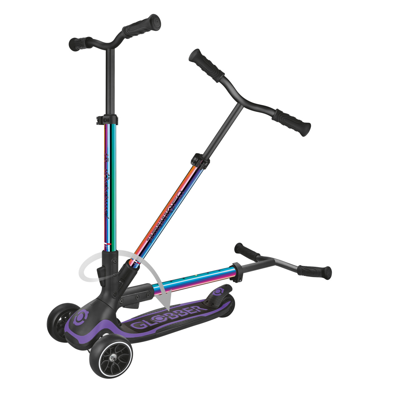03 612 401 2 Folding Scooter With 3 Wheels