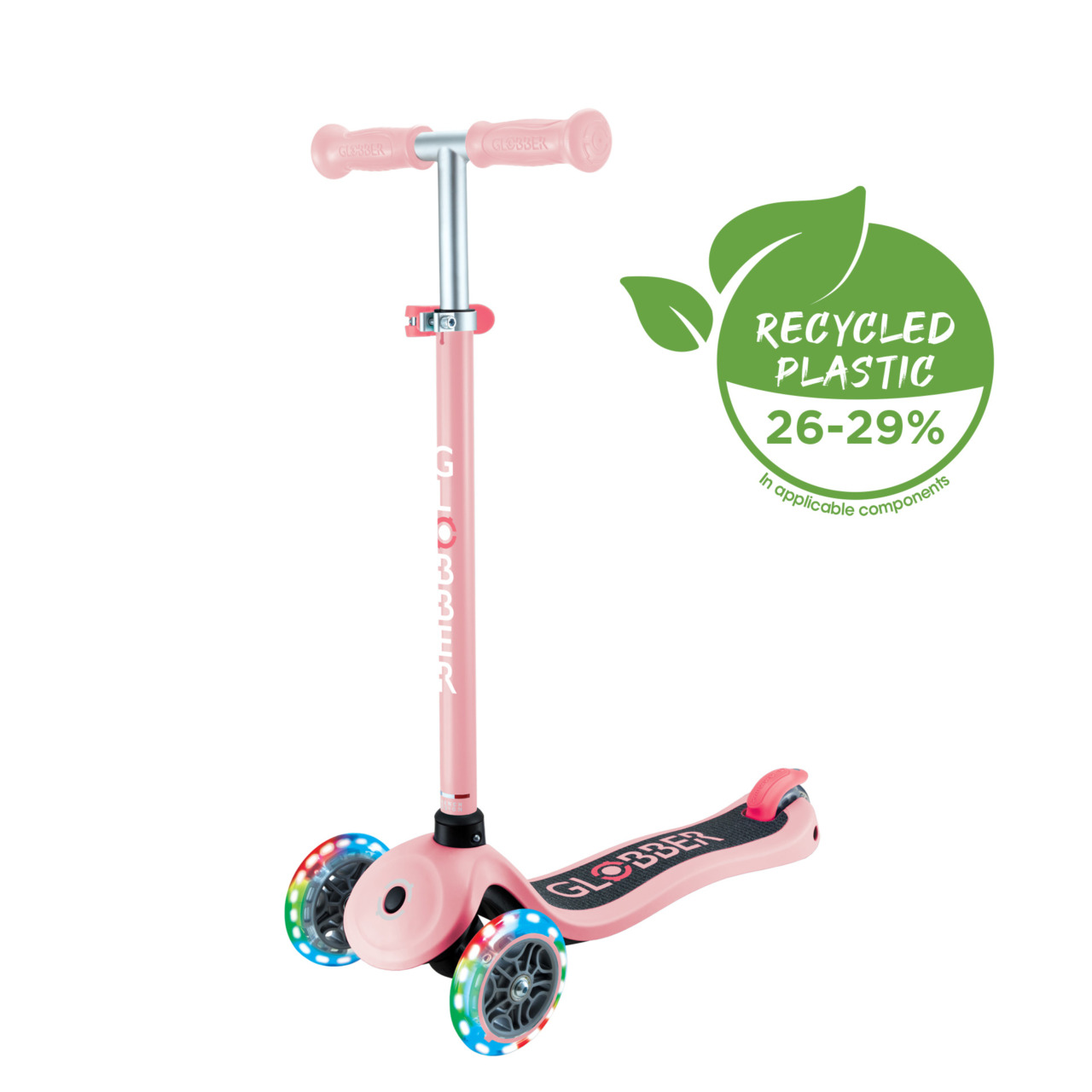 423 710 4 Kid Scooter With Two Front Light On Wheels Recycled Plastic
