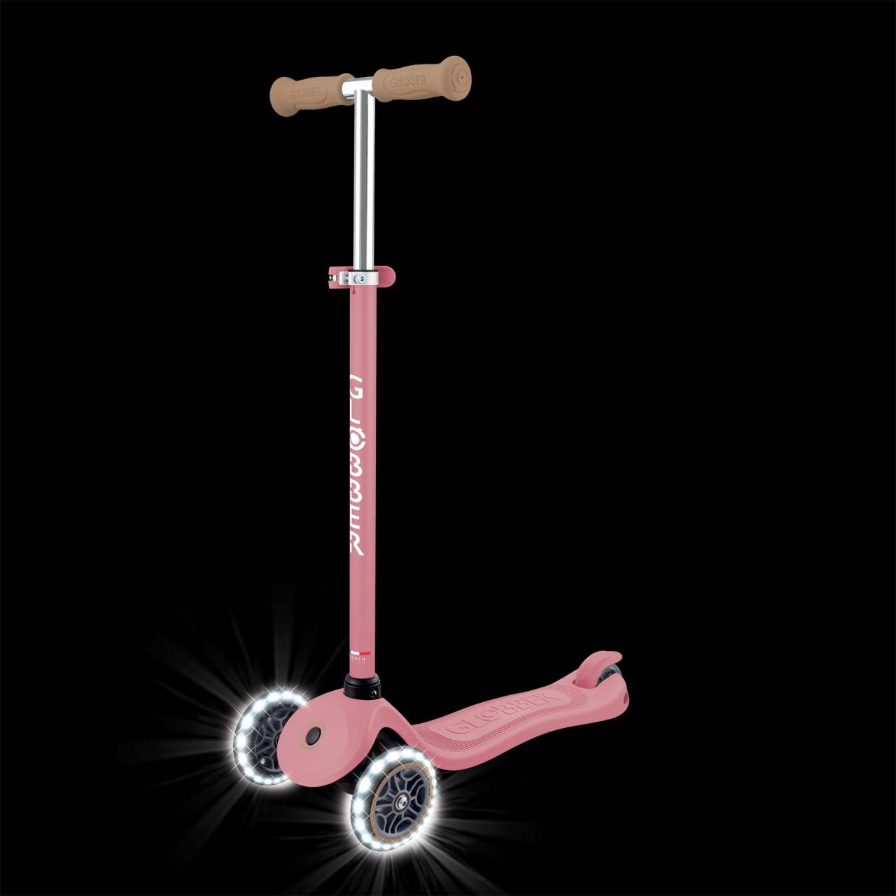 02 428 211 Adjustable 3 Wheel Scooter With LED Lights