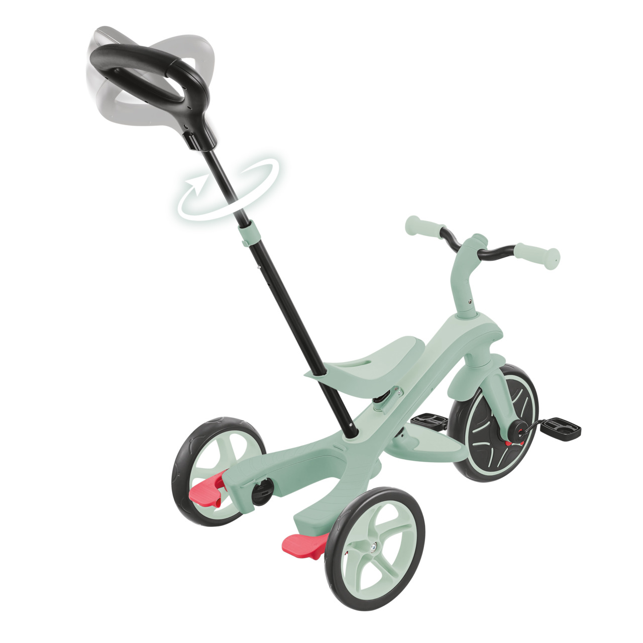 06 637 505 Eco Tricycle With Adjustable Parent Handle