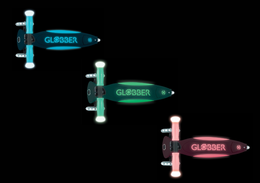 02 839 3 Wheel Glow In The Dark Scooter Deck