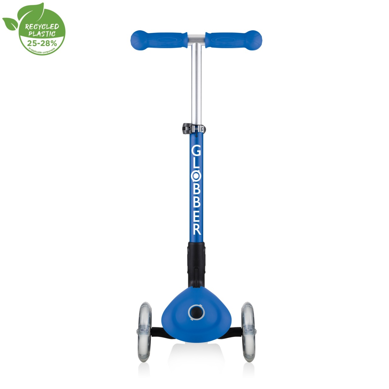 Trotineta Globber JUNIOR PLIABILA, Ghidon Ajustabil 3 Nivele, Greutate Maxima 50 Kg, Rulmenti ABEC 5, Culoare Albastra(6)