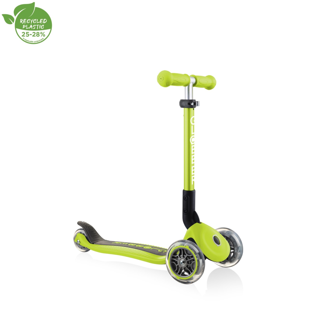 Trotineta Globber JUNIOR PLIABILA, Ghidon Ajustabil 3 Nivele, Greutate Maxima 50 Kg, Rulmenti ABEC 5, Culoare Verde(5)