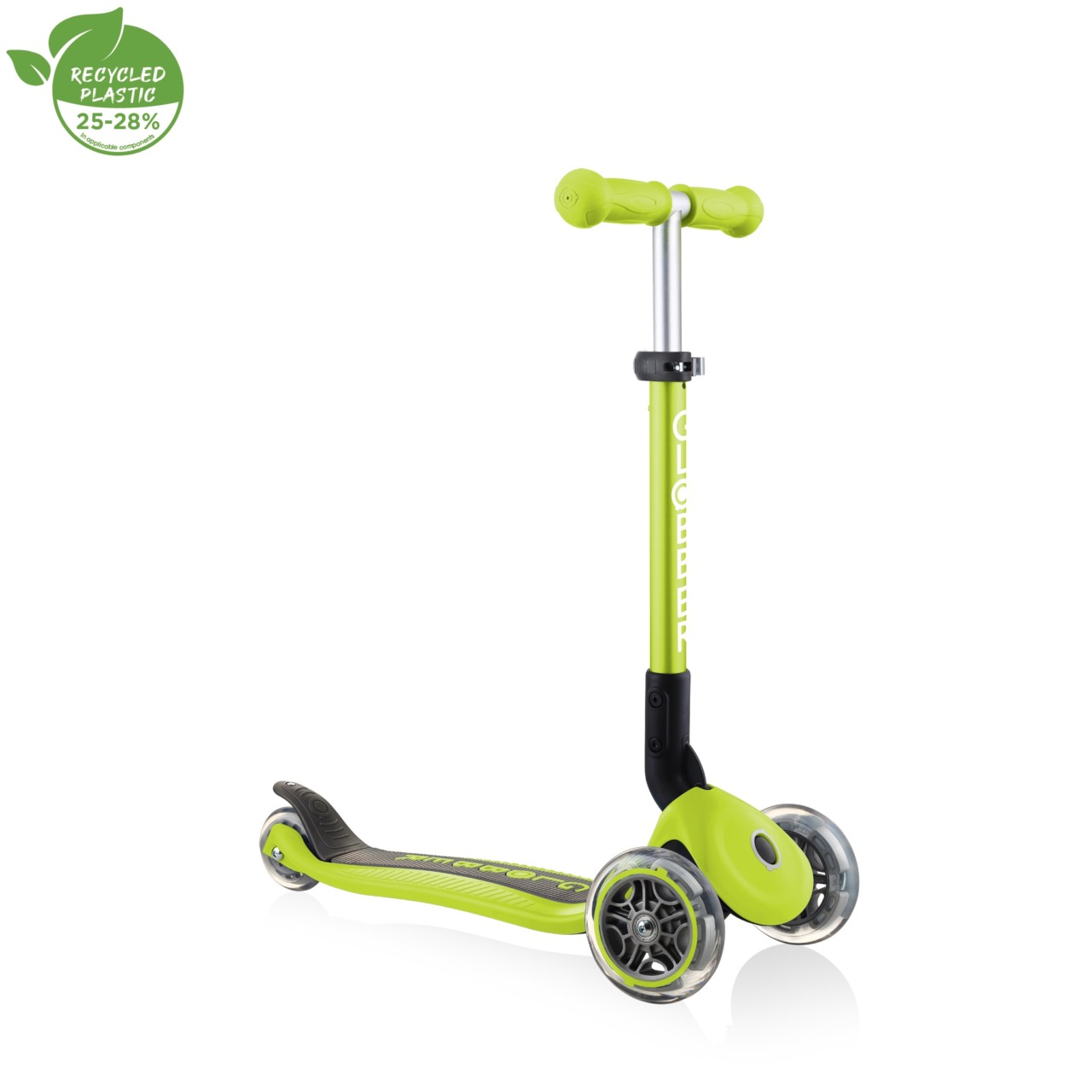 Trotineta Globber JUNIOR PLIABILA, Ghidon Ajustabil 3 Nivele, Greutate Maxima 50 Kg, Rulmenti ABEC 5, Culoare Verde(6)