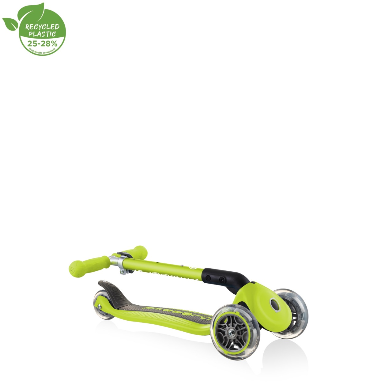 Trotineta Globber JUNIOR PLIABILA, Ghidon Ajustabil 3 Nivele, Greutate Maxima 50 Kg, Rulmenti ABEC 5, Culoare Verde(7)