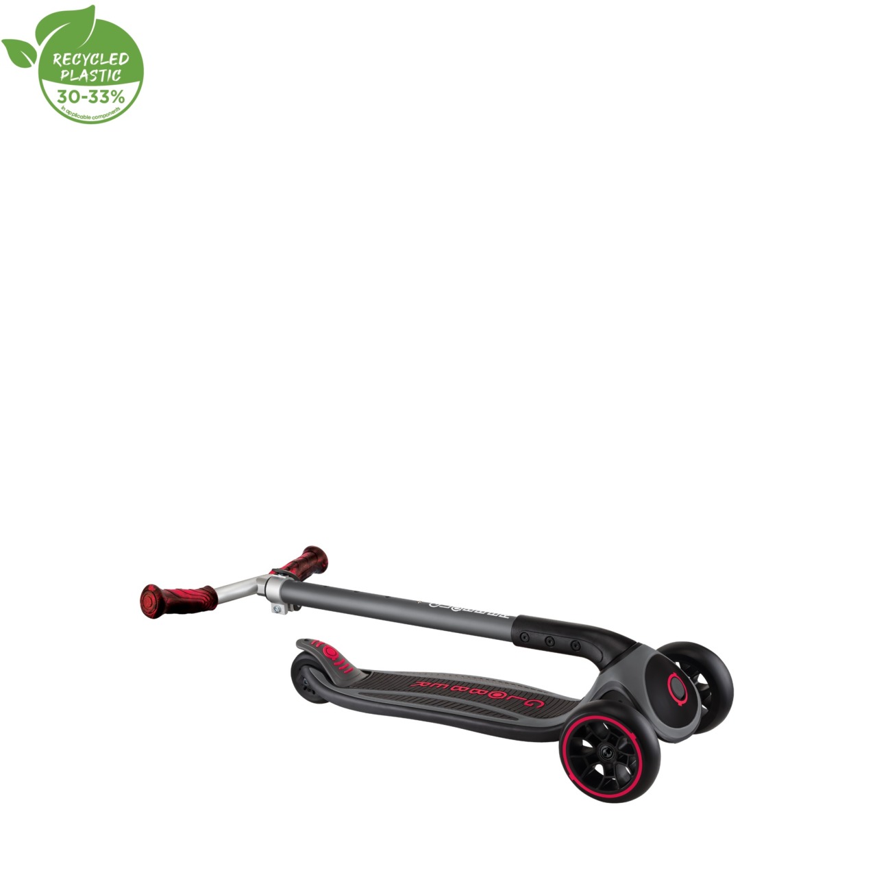 Trotineta Globber MASTER PRIME, Pliabila, Ghidon Ajustabil Pe 5 Nivele, Roti PU Late, Rulmenti ABEC 5, Culoare Rosu(5)